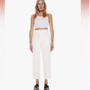 MOTHER Jeans Patch Pocket Private ankle Fray Women’s 26